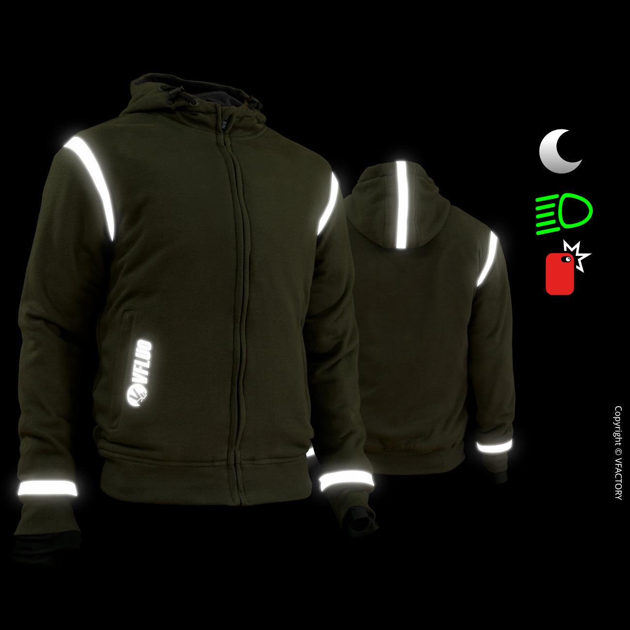 Sweat à Capuche Moto Doublé Kevlar Bikers Gear - Protections CE épaules/coudes Amovibles - Polaire Chaude - Noir Et Gris équipement Motard Urbain Sweat à Capuche Moto Doublé Kevlar Bikers Gear - Protections CE épaules/coudes Amovibles - Polaire Chaude - Noir Et Gris équipement Motard Urbain