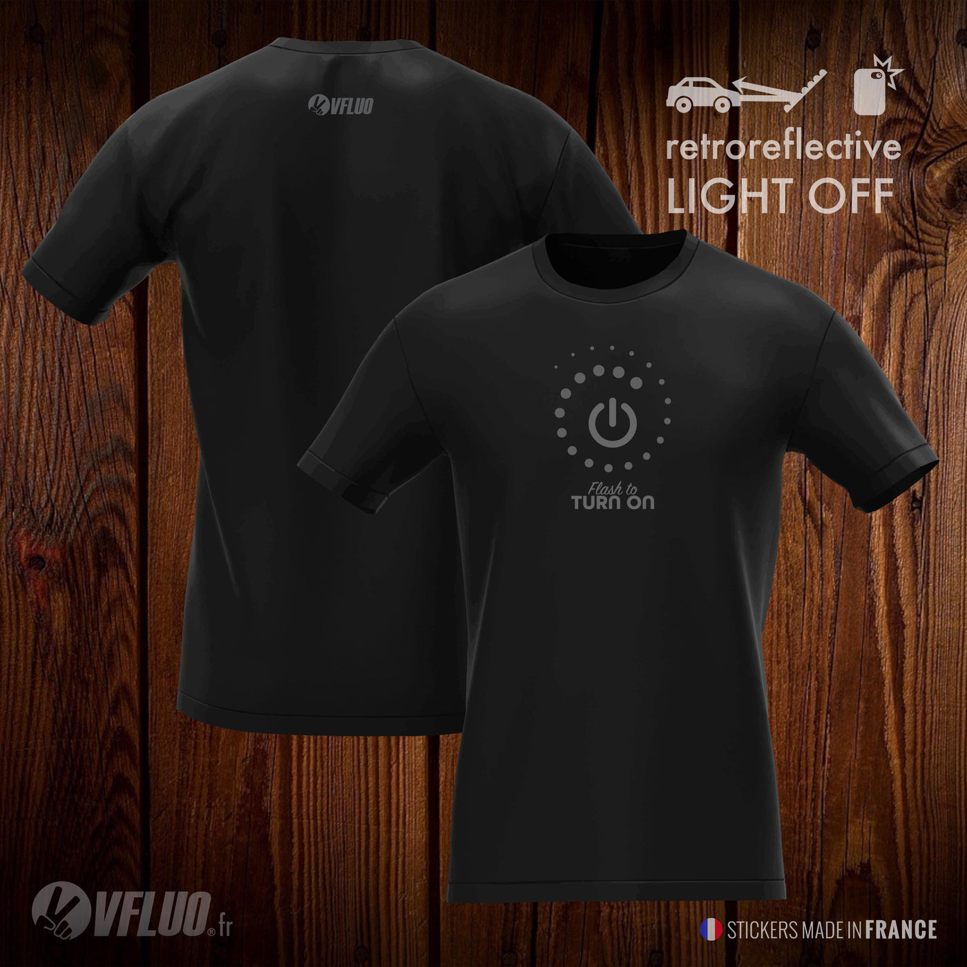 RZR_BLACK - TShirt Model FLASH TO TURN ON