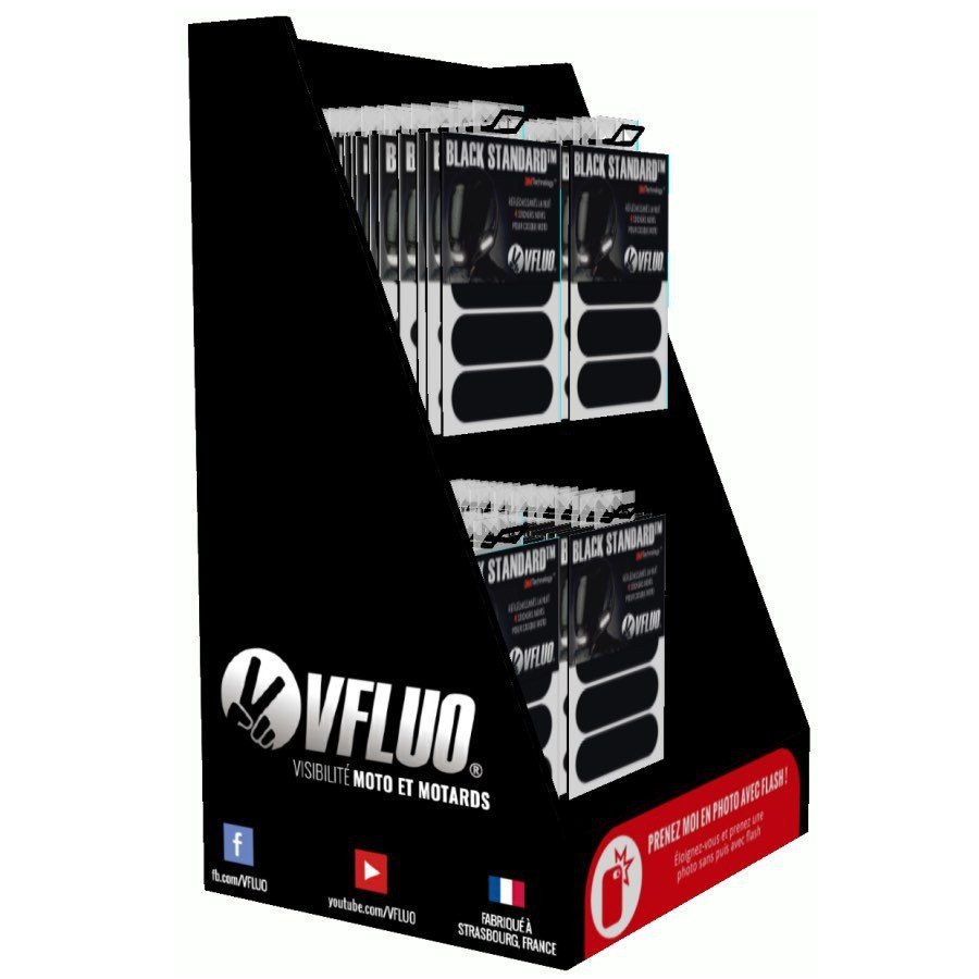 [REVENDEUR] Présentoir comptoir VFLUO pour BLACK STANDARD™ et BLACK OVAL™