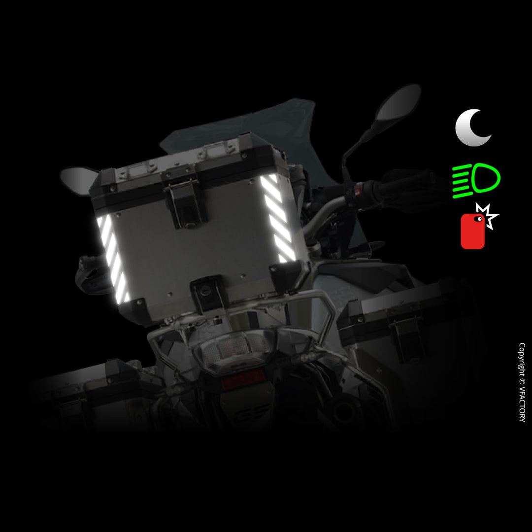 Autocollants Réfléchissants RESPECT FOR BIKERS Pour Voiture